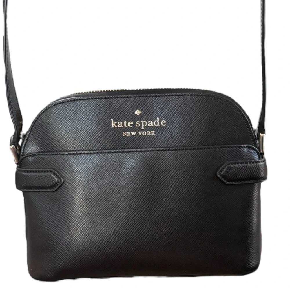 Kate Spade New York Black Leather Crossbody Bag